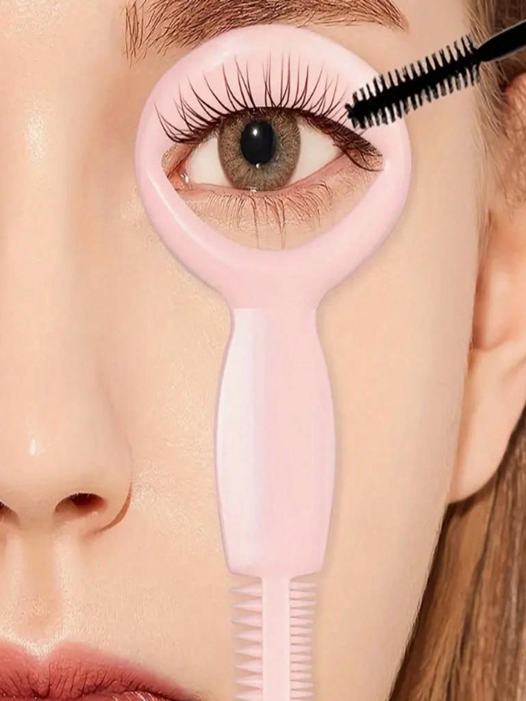 Magic Useful Cosmetic Mascara Eyelash Comb Applicator Helper Guide Card Tool, Reusable Makeup Helper for Perfect Eyelashes and Eyeliner Application