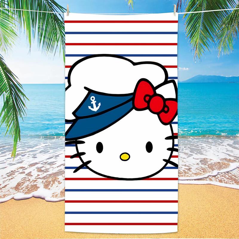 Sanrio Cartoon Printed Absorbent Quick-Dry Bath Towel (2-Pack)