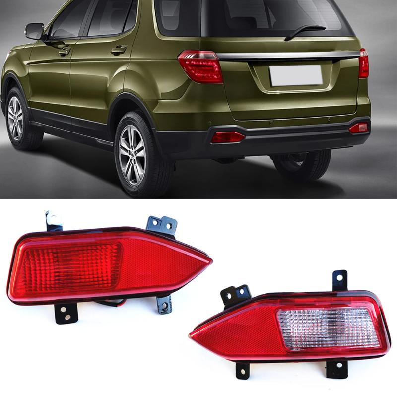 For CHANGAN CX70 2016 CX70T 2017 Car Rear Bumper Fog Light Tail Lamp Reflector Light Stop Lamp Brake Lamp Light