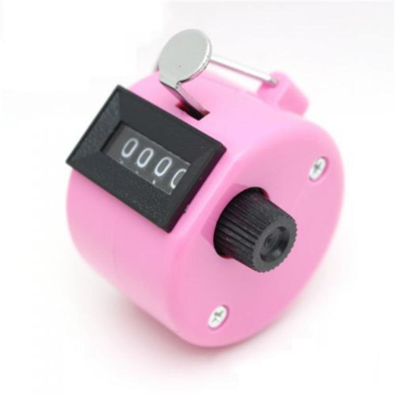 4 Digit Counters Hand Finger Display Manual Counting Tally Clicker Timer Soccer Golf Counter Home Supply