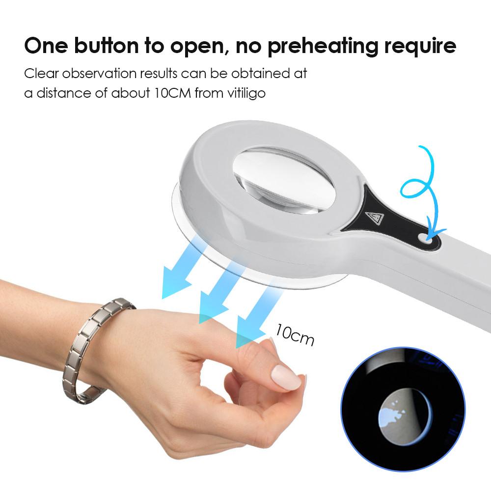 Portable Facial Salon Beauty Analyzer Rechargeable Skin Analyzing Testing UV Lamp Face Skin Diagnostic Light