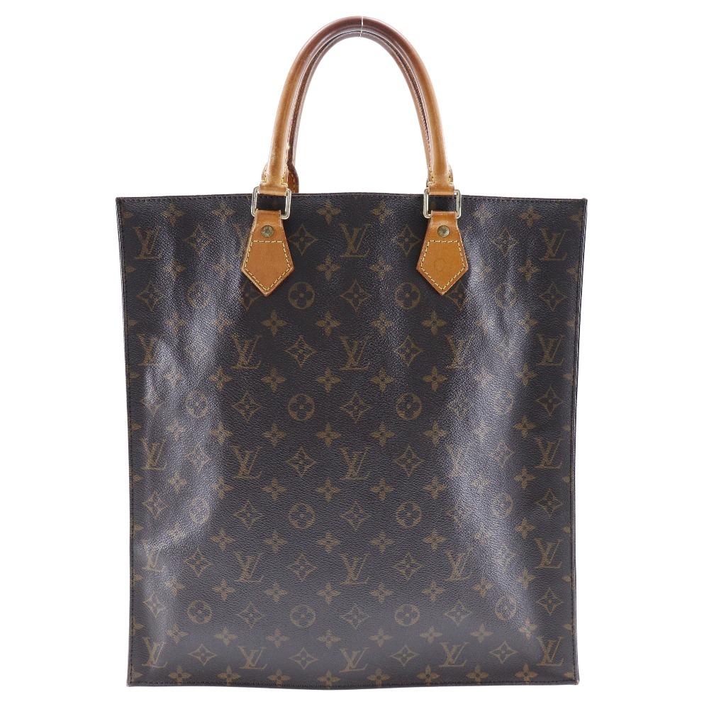 

LOUIS VUITTON Sac Plat Tote Bag M51140 Monogram canvas unisex Used