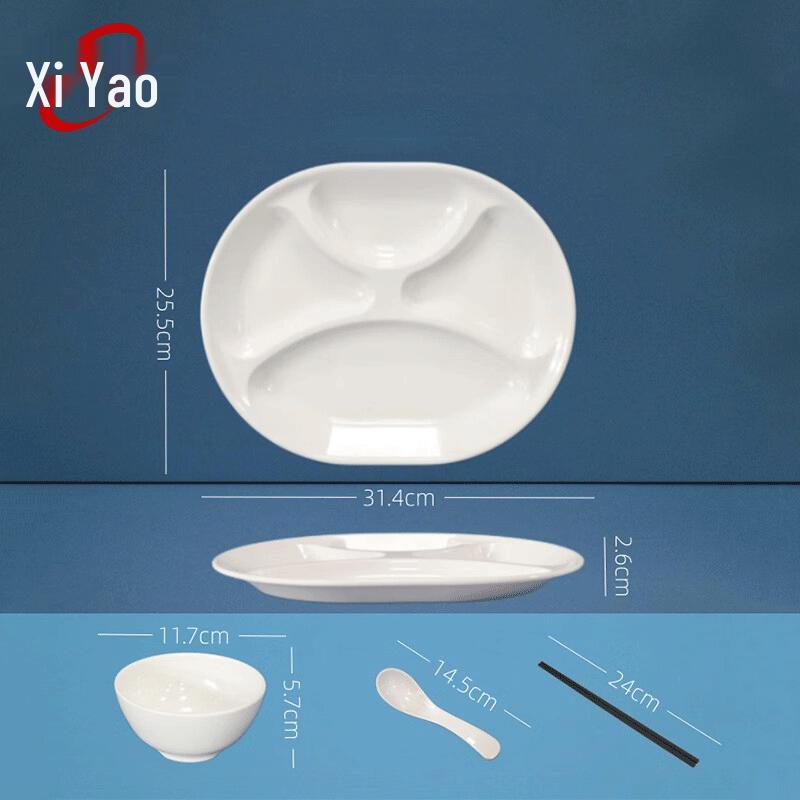 Melamine Compartment Food Trays