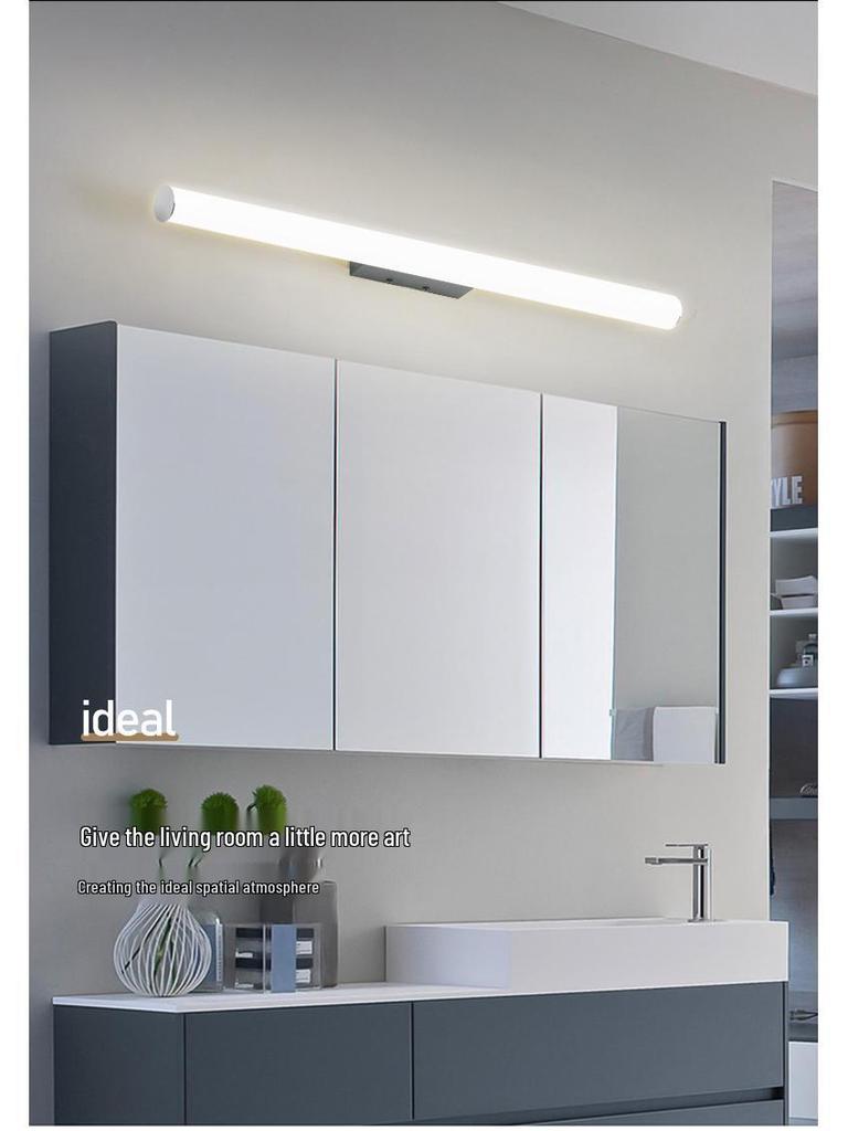 High-brightness Anti-fog Vanity Light with Mirror Cabinet for Bathroom and Hallway, 85-265V