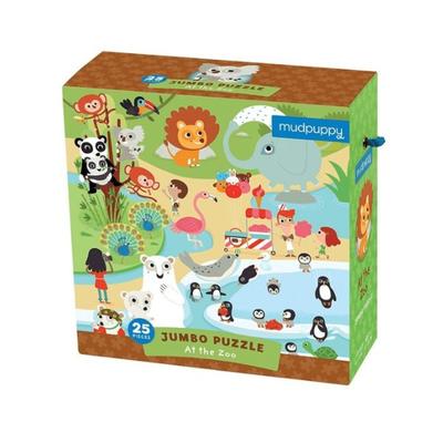 Mud Puppy Zoo Jumbo Jigsaw Puzzle, 1, Korea Best Toddler Puzzle