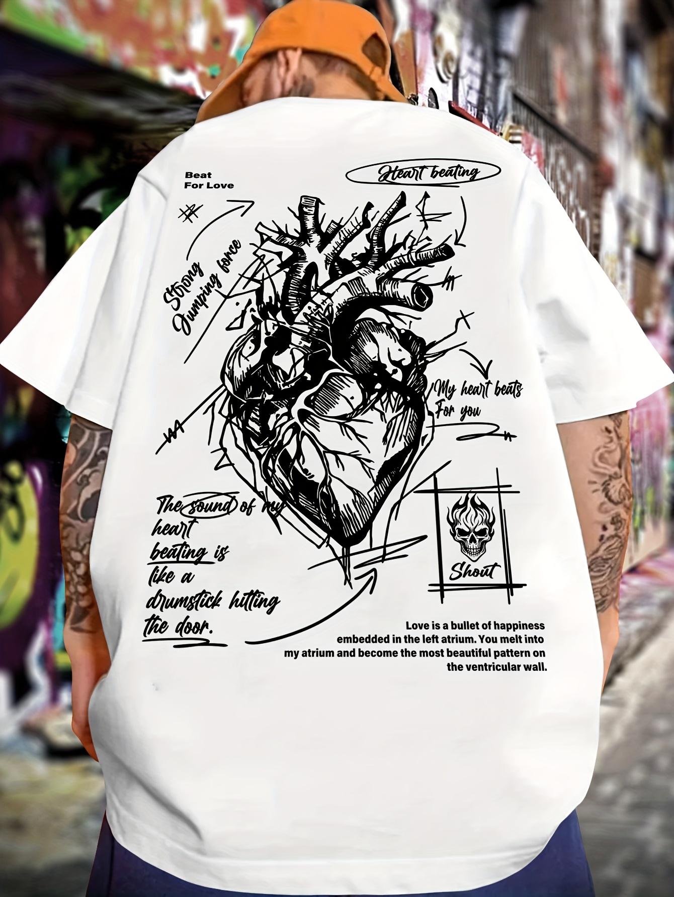 

The 2026 New Casual Sports Style Love Is A Happy Bullet Embedded in The Left Atrium You Melt Into My Heart 4XL