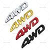 yscr3 Car Styling 3D 4WD Metal Zinc Alloy RearTrunk Fender Adhesive Badge Body Tailgate Displaceme Emblem For Toyota RAV 4