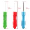 Colorful Mini Plastic Awl Set: Blunt Head Needle Reamer for DIY and Clay Crafts