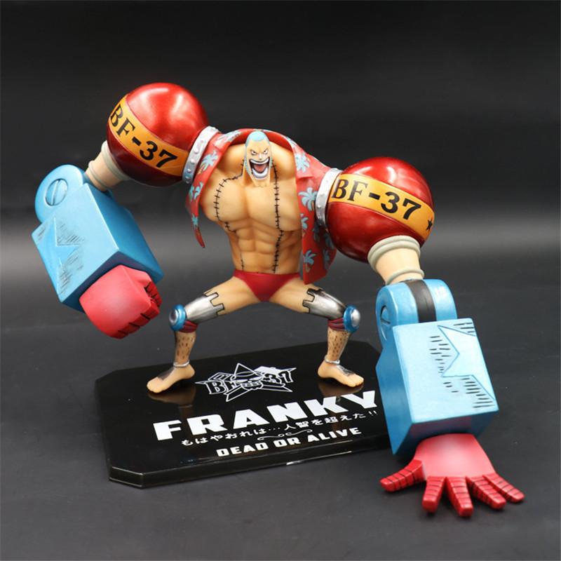

One Piece Zero Franky Action Figure Two Years Later New World Battle Version Boxed Anime Collectible Model Bf 37 Pirate Figurine no box