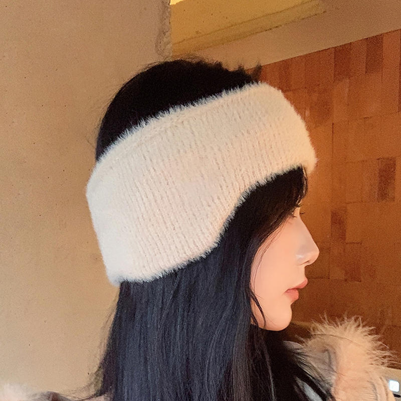Women Winter Ear Warmer Earmuffs Headband Hair Bands Outdoor Skiing Sport Thick Hairband For Unisex Headscarf Hair Accessories