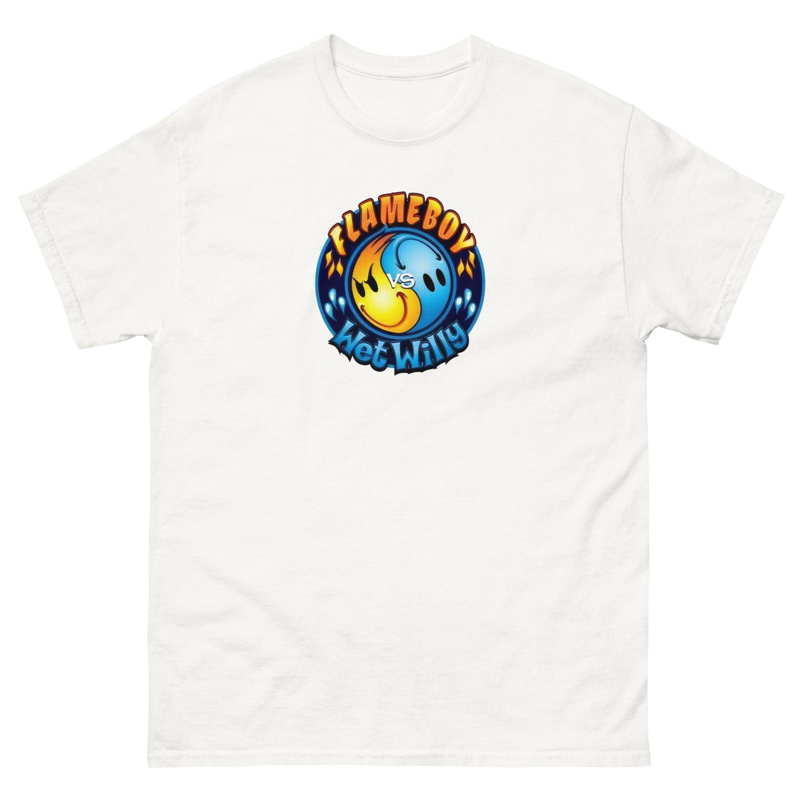 World Industries Flameboy vs Wet Willy Skateboarding T-Shirt XL