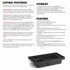 Car Box Center Console Organizer Ert Tray For Chevy Silverado/GMC Sierra 1500