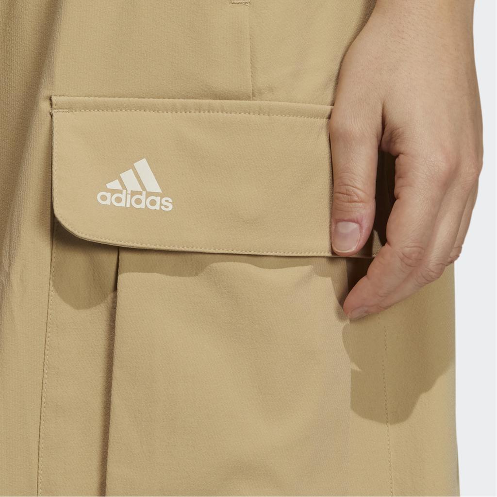 Adidas Fusta Preserve Culoare uni Sport Casual Long Femei Bottoms Kaki H29521