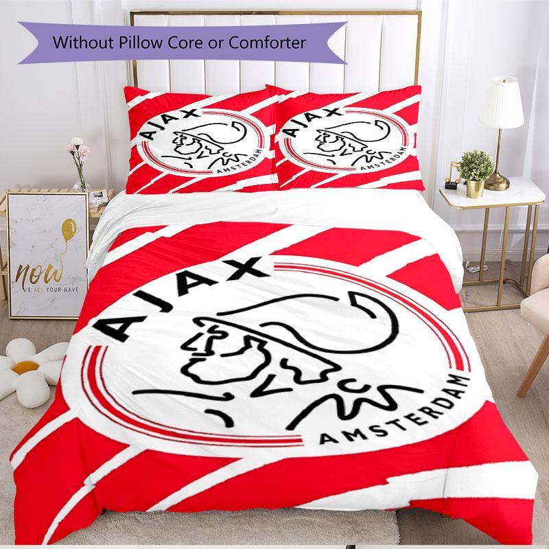3pcs Duvet Cover Set (1*Duvet Cover + 2*Pillowcase, Without Core), Ajax Print Soft All‑Season Bedding Set, Home Bedroom Decor Gift