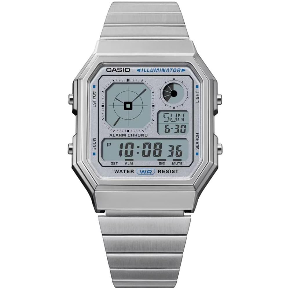 Casio Women s Silver Wristwatch Elegant Design Quartz Movement