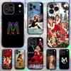 M-Mariah Singer Carey Christmas Phone Case For iPhone 17,16,15,14,13,12,11,X,XR,XS,Plus,Mini,Pro,Max Soft black Shockproof Cover