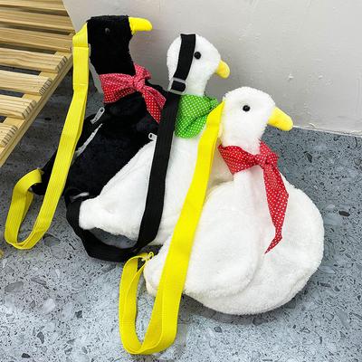 Children's Duck and Duck Bag Women's 2025 New Cute Plush Shoulder Bag Fashion Cartoon Duck Messenger Bag