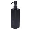 304 Edelstahl Seifenspender Schwarze Quadratische Pumpe 200 ml Fassungsvermögen Auslaufsicher Shampoo Spender