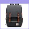 Luxurious Durable Canvas Leather Travel Backpack With Comfortable Shoulder Strap