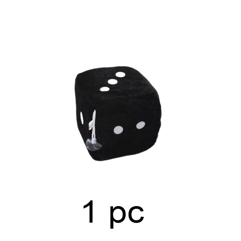 2x Car Dice Ornament Rearview Mirror Hanging Ornaments Car Styling Plush Fuzzy Dice Decoration Auto Interior Accessories Pendant