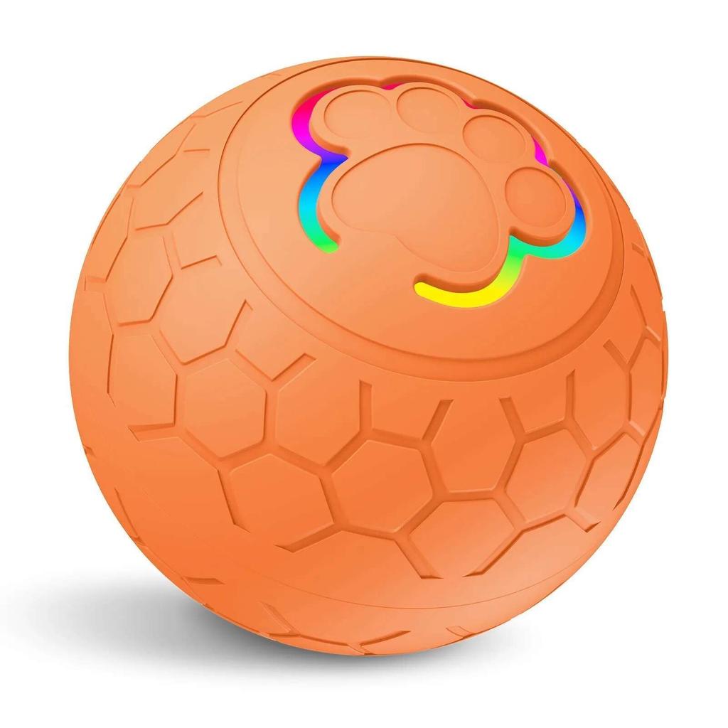 Smart Dog Interactive Toy Ball Electronic Pet Toy Ball USB Automatic Bouncing Rolling Toy Ball With RGB Lights Puppy Cat Product