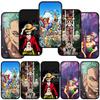Coque de téléphone pour iPhone 17 15 16 Plus Redmi Note 14 12 11 13 Pro Max Huawei P30 P20 Lite OPPO A60 A40 A80 A18 Roronoa Zoro Dessin animé Luffy One Piece Cover