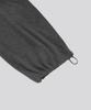 KIIMUIR Curved Line Fleece Pants_Charcoal