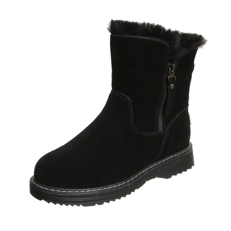 Damen Warme Dicke Sohle High Top Schneestiefel Lässig Winter Herbst Studenten Outdoor Warme Stiefel