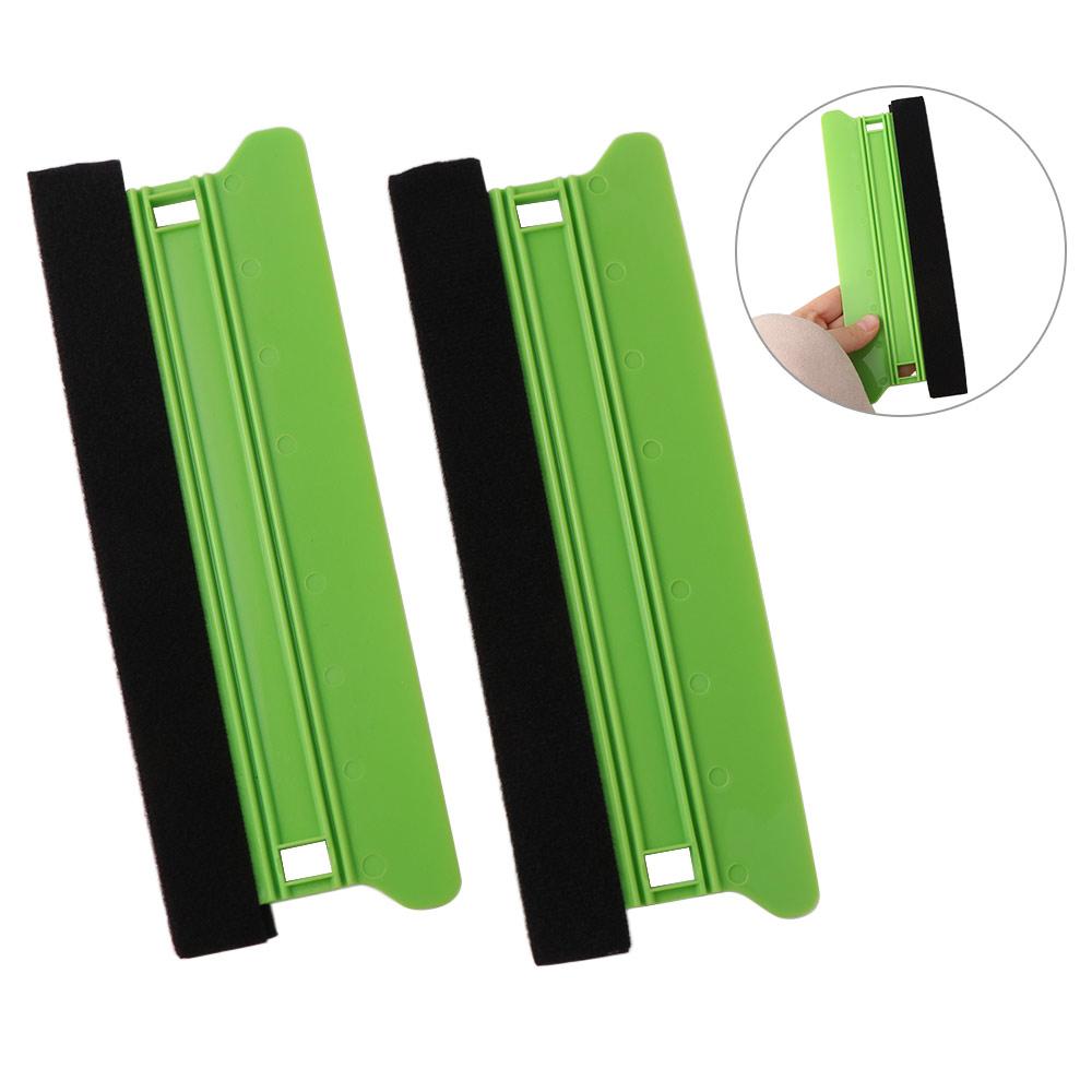 2Pcs Felt Edge Window Tint Felt Squeegee Scratch-Free Vinyl Decal Applicator  Window Film