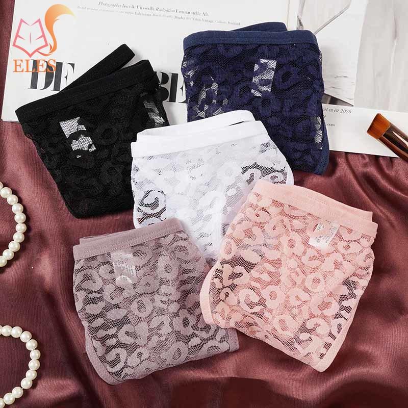 Sexy Thin Ladies Lace Mesh Light Panties Summer Sexy Comfortable Breathable Underwear Women's Thong