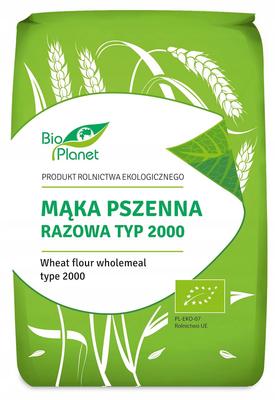 WHOLEMEAL WHEAT FLOUR TYPE 2000 ORGANIC 1 Kg - BIO PLANET