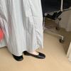Frühling und Herbst neue Rückzug flacher Boden runder Kopf leichter Mund einfarbig weiche Oberfläche weiche Sohle französische Nische vielseitige Damen Einzelschuhe