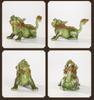 Brass Dragon's Nine Sons Ornament: Handcrafted Living Room and Office Decor, Perfect Housewarming Gift for Attracting Wealth