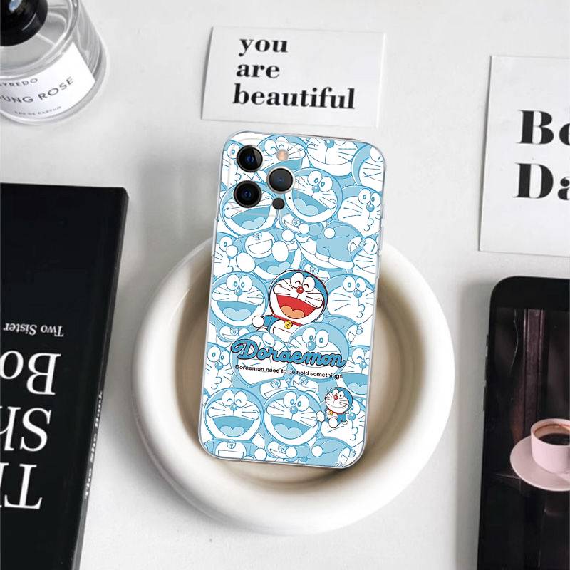 Cartoon D-Doraemons Fit For IPhone 16 15 Promax Phone Case IPhone 14 11 12 High End 13 Pro Silicone