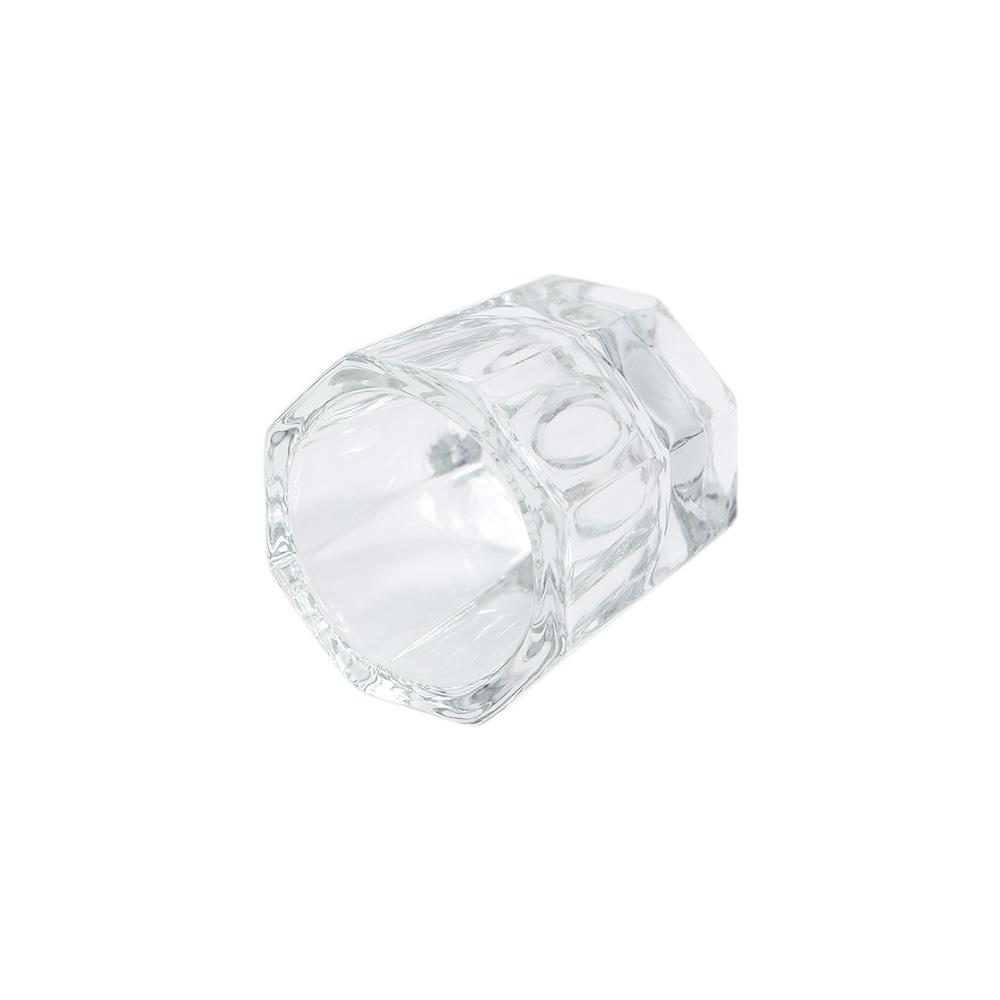 Auxiliary Nail Art Tool Glassware Powder Mixing Glass Cup Manicure Tools Octagon Cup Crystal cup