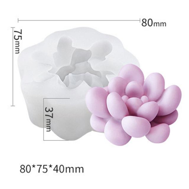 Fleischige flüssige Silikonform, dreidimensionale Aromatherapie-Kerzenform, DIY handgemachte Seife, Epoxidform, Kuchenform, Backgeräte