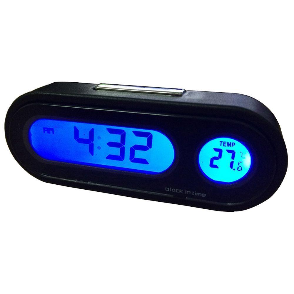 Car Ornament Car Styling LCD Backlight Electronic Clock Digital Clock Thermometer Clock Car Clock