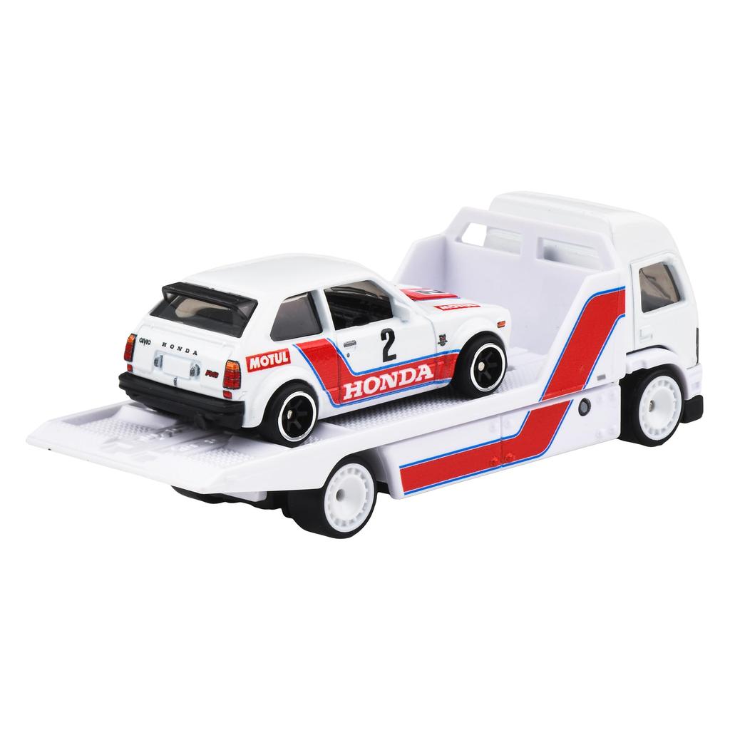 Hot Wheels Team Transport Vehicule Asortate Jucării, Mașinuțe Mini, Set de 4 (2 Mașini per Set), În cutie, Vârste 3+, Multifuncțional, 987G-FLF56
