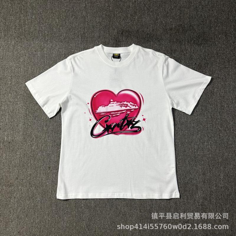 New High Street Corteiz Alcatraz Fun Letter Print Men's and Women's Casual Short Sleeve T-Shirt