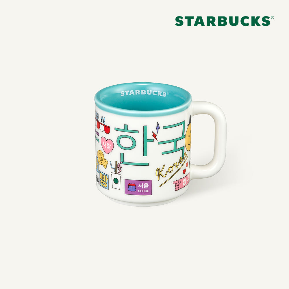 Starbucks Korea Hangul Demi Mug 89ml - Mini Espresso Korean Alphabet Collectible Cup