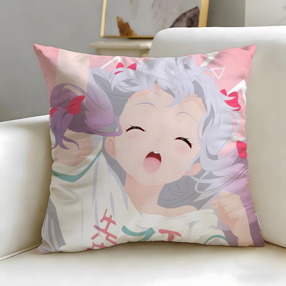 Romance Anime Eromanga Sensei Cushion Cover Soft  EasyWash Pillow Case  Versatile for Couch Bed Travel and Office