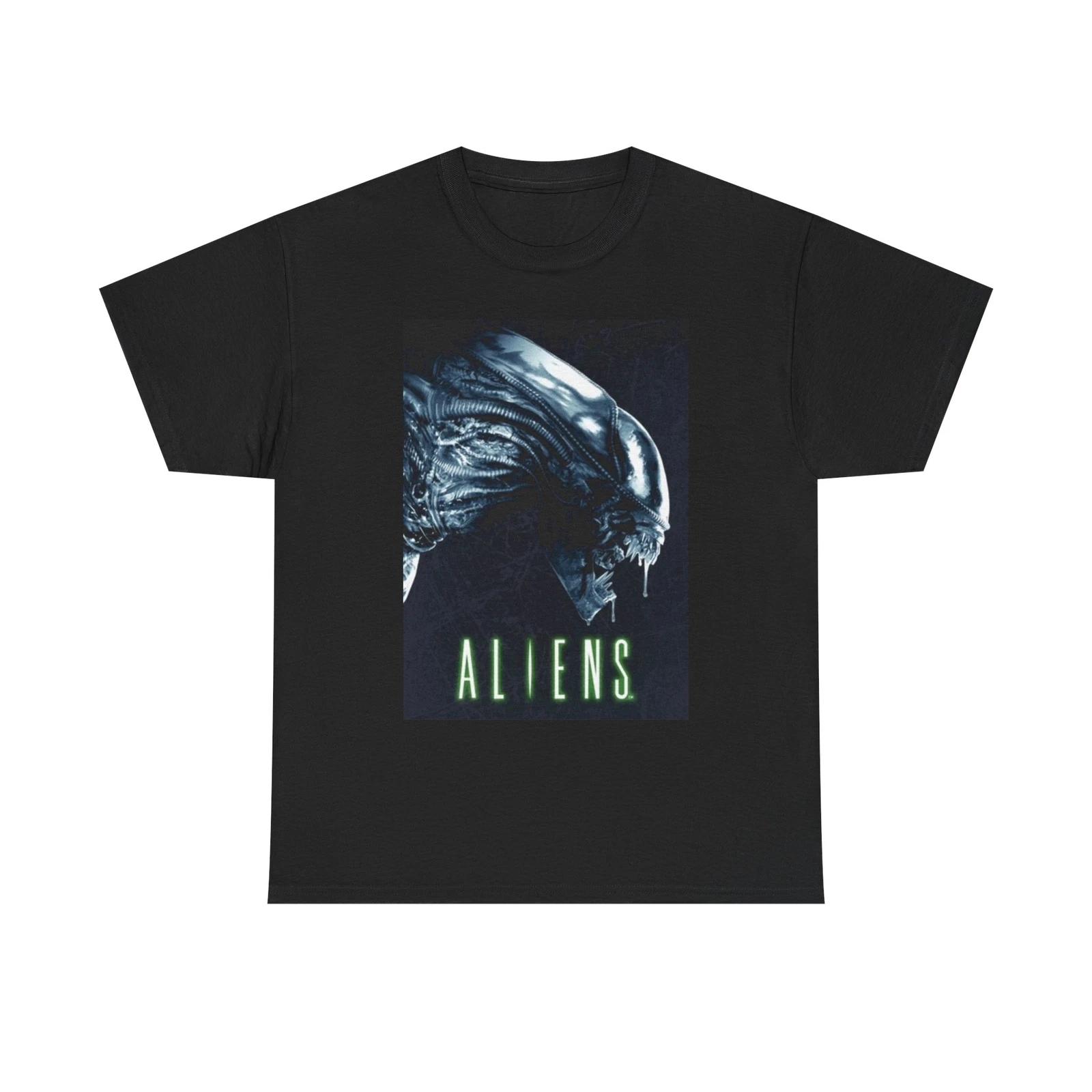 Men s and Women s T-shirts Aliens Movie Poster XL