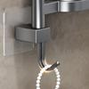 Plastic Swivel Towel Holder Punch Free Bath Towel Storage Rack Practical Towel Hanger  Bathroom