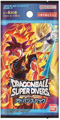 BANDAI Dragon Ball Super Divers Advance Pack 20 pacchetti (SCATOLA)