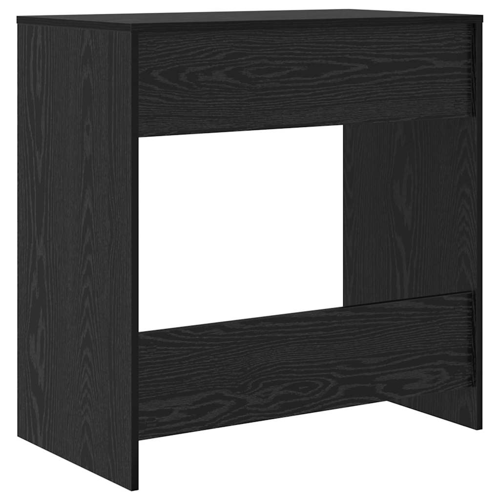 Desk Black Oak Effect 77.5 x 43 x 79 cm