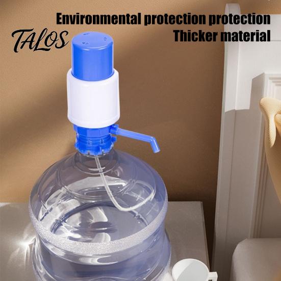 Hand Press Water Pump Manual for 5 Gallon Jug, Siphon Convenient Camping Dispenser with Food-Grade Silicone Seal, Leak-Proof Drinking Transfer