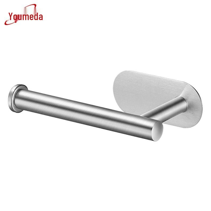 Youmaida Y7466 304 Stainless Steel Punch-Free Wall-Mounted Toilet Paper Holder Standard