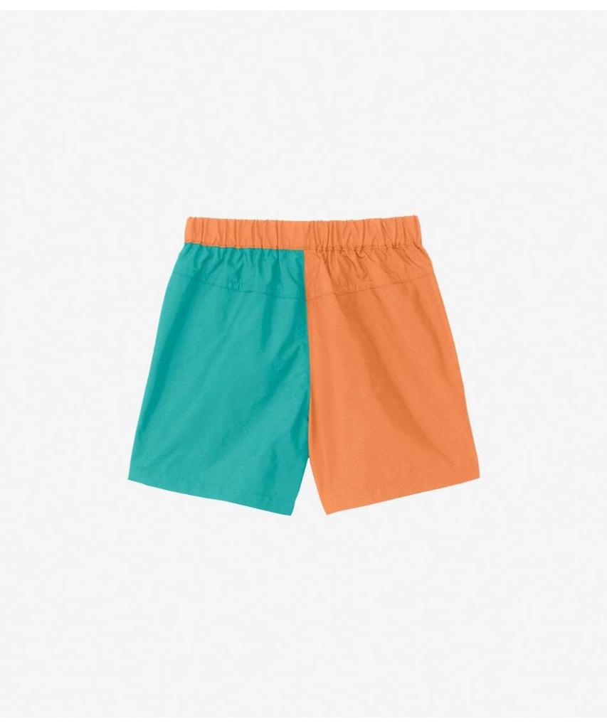 The North Face B Class V Geyser 90 Short, Aqua/Bright Cantaloupe,