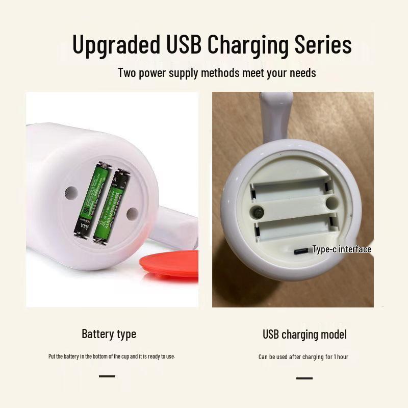 Automatic USB Rechargeable Magnetic Stirring Coffee Cup with 304 Stainless Steel, for Lazy Person
