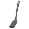 [Marna] Turner Easy Insertion, Heat Resistant Silicone Spatula (Dishwasher Safe), Dark Gray, 6.5 X 5.6 X 28.7cm